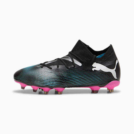 FUTURE 7 MATCH FG/AG Women's Football Boots, PUMA Black-PUMA White-Poison Pink, small