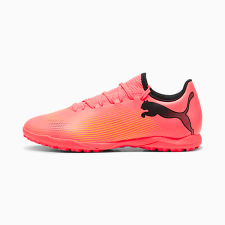 حذاء كرة قدم FUTURE 7 PLAY TT, Sunset Glow-PUMA Black-Sun Stream, small-DFA