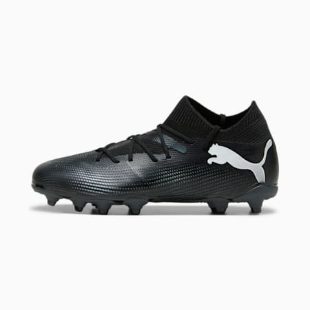 FUTURE 7 MATCH FG/AG Youth Football Boots, PUMA Black-PUMA White, small