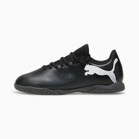 FUTURE 7 PLAY IT Youth Football Boots, PUMA Black-PUMA White, small