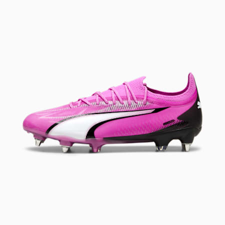 Buty piłkarskie ULTRA ULTIMATE MxSG, Poison Pink-PUMA White-PUMA Black, small