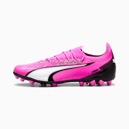 รองเท้าฟุตบอล ULTRA ULTIMATE MG, Poison Pink-PUMA White-PUMA Black, small-THA