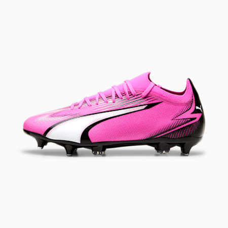 Scarpe da calcio ULTRA MATCH MxSG, Poison Pink-PUMA White-PUMA Black, small