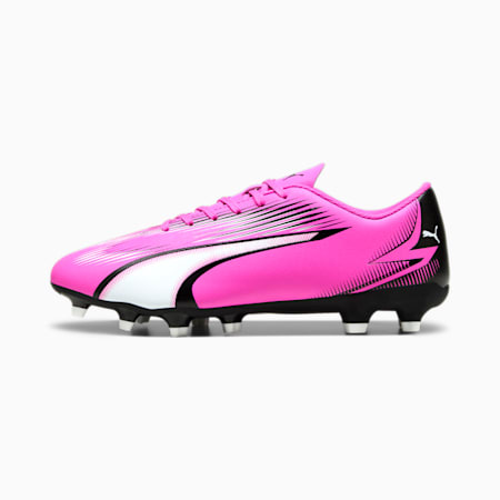 ULTRA PLAY FG/AG Men's Football Boots, Poison Pink-PUMA White-PUMA Black, small-AUS