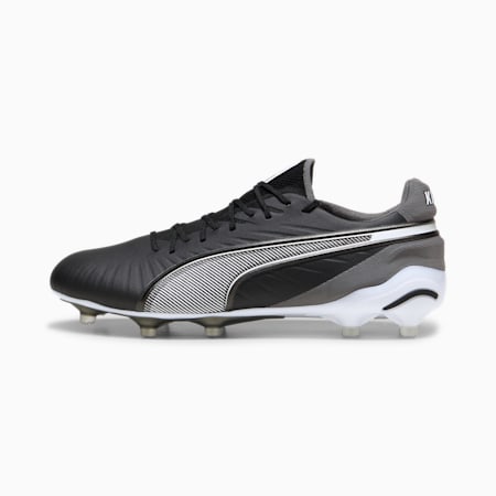 KING ULTIMATE FG/AG Unisex Football Boots, PUMA Black-PUMA White-Cool Dark Gray, small-AUS