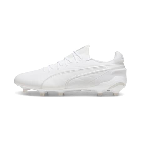 Scarpe da calcio KING ULTIMATE FG/AG, PUMA White-PUMA Silver, small