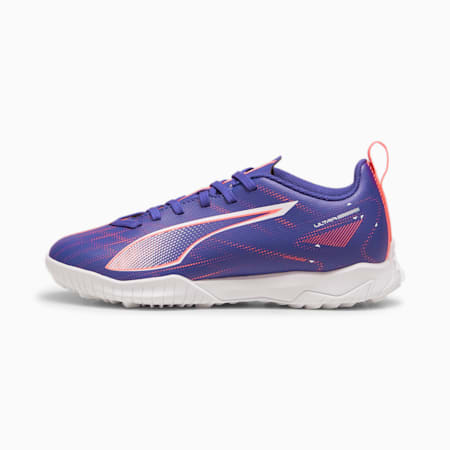 Chaussures de football ULTRA 5 PLAY TT Enfant et Adolescent, Lapis Lazuli-PUMA White-Sunset Glow, small