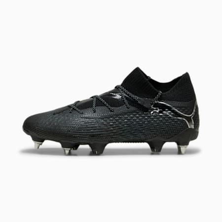FUTURE 7 ULTIMATE MxSG Unisex Football Boots, PUMA Black-PUMA Silver, small-AUS
