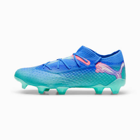 FUTURE 7 ULTIMATE Low FG/AG Football Boots, Bluemazing-PUMA White-Electric Peppermint, small