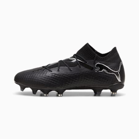 FUTURE 7 PRO FG/AG Unisex Football Boots, PUMA Black-PUMA Silver, small-AUS