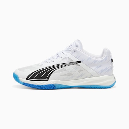 Accelerate NITRO™ SQD Hallenschuhe, PUMA White-Bluemazing-PUMA Black, small