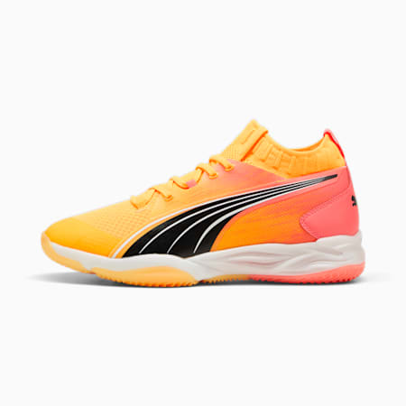 Eliminate NITRO™ SQD Handball Shoes, Sun Stream-Sunset Glow-PUMA Black, small