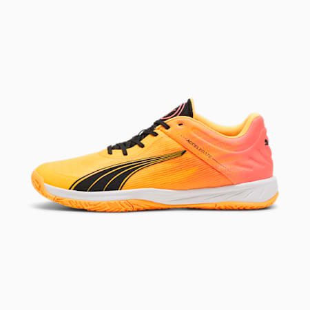 Accelerate Turbo Hallenschuhe Unisex, Sun Stream-Sunset Glow-PUMA Black, small