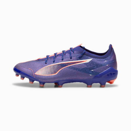 ULTRA 5 ULTIMATE AG Unisex Football Boots, Lapis Lazuli-PUMA White-Sunset Glow, small-AUS