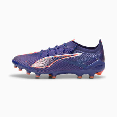 Damskie buty piłkarskie ULTRA 5 ULTIMATE AG, Lapis Lazuli-PUMA White-Sunset Glow, small