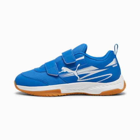 Varion II Indoor Sports Shoes Youth, PUMA Team Royal-PUMA White-Gum, small