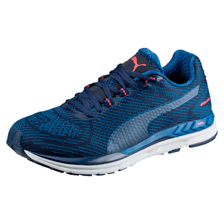Speed 600 S IGNITE Men's Running Shoes, Blue Depths-Lapis Blue-Coral, small-IND