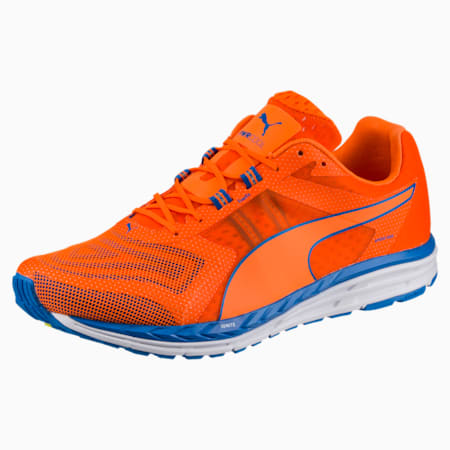 Speed 500 IGNITE PWRCOOL Men's Running Shoes, Orange-French Blue, small-SEA