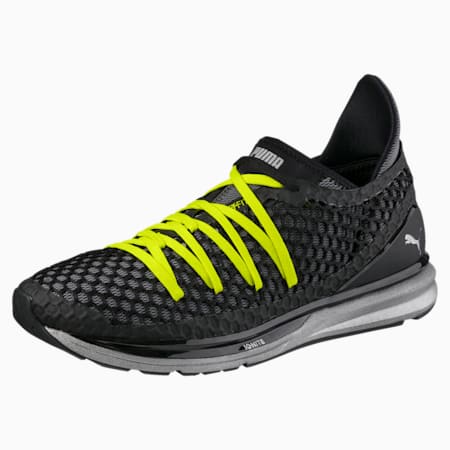 IGNITE Limitless NETFIT NightCat Men's Trainers, Puma Black-Nrgy Yellow, small-SEA