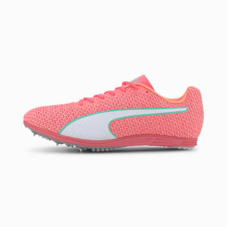 pink track shoes
