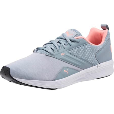 NRGY Comet Running Shoes, Quarry-Soft Fluo Peach, small-SEA