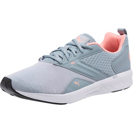 NRGY Comet Running Shoes, Quarry-Soft Fluo Peach, small-SEA