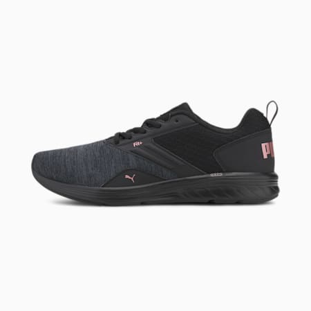 NRGY Comet Running Shoes, Puma Black-Rose Gold, small-THA