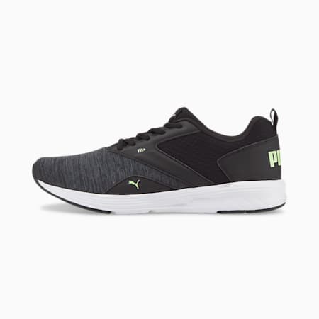 NRGY Comet Running Shoes, Puma Black-CASTLEROCK-Fizzy Lime, small-PHL