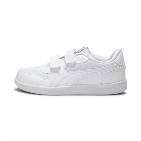 Kent Kid’s School Shoes, Puma White-Puma White, small-IND