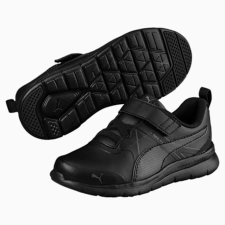 PUMA Flex Essential SL Kids' Trainers, Puma Black-Puma Black, small-PHL