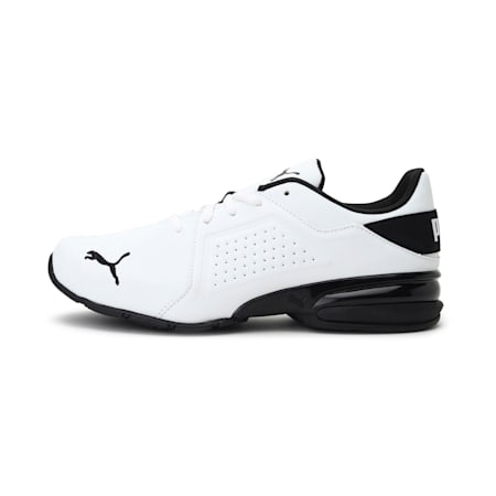 Viz Runner Men's Shoe, Puma White-Puma Black, small-IND