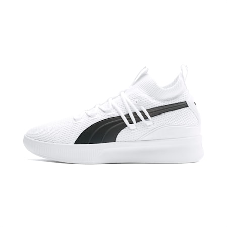 puma hoops white