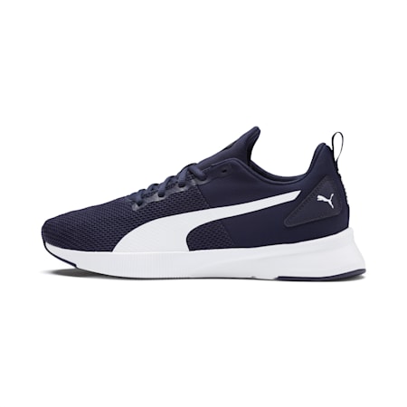 Sepatu Lari Flyer, Peacoat-Puma White, small-IDN