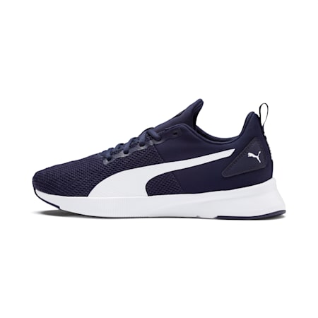 Flyer Running Shoes, Peacoat-Puma White, small-SEA