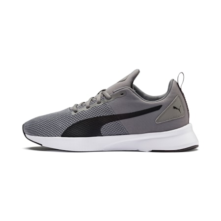 Flyer Running Shoes, Charcoal Gray-Puma Black, small-AUS