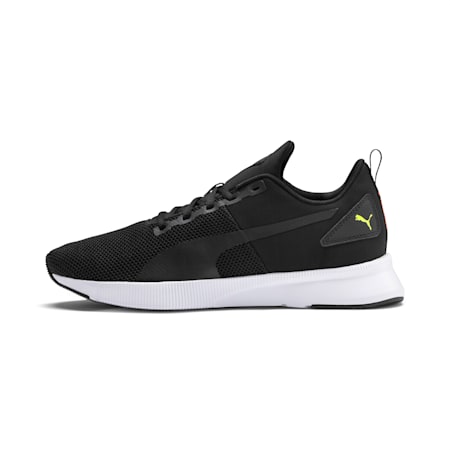 Flyer Running Shoes, Puma Black-Nrgy Red-Yellow Alert, small-PHL
