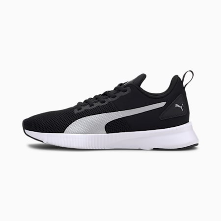 Flyer Running Shoes, Puma Black-Metallic Silver, small-SEA