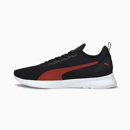 Flyer Running Shoes, Puma Black-High Risk Red-Puma White, small-SEA