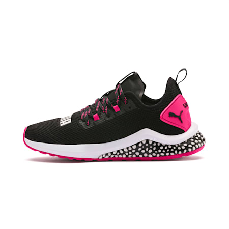 HYBRID NX Women's Running Shoes, Puma Black-Fuchsia Purple, small-NZL