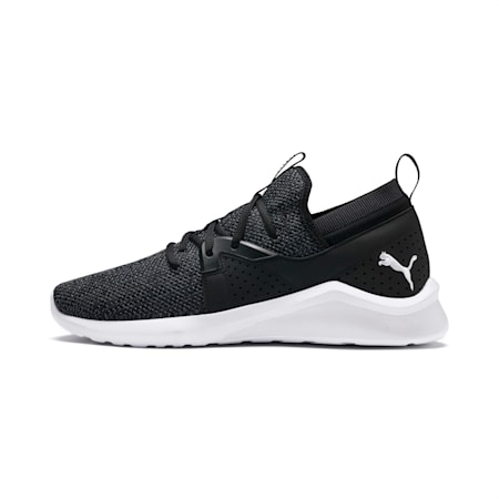 Emergence Men's Running Shoes, Puma Black-Puma White, small-SEA