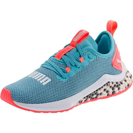 HYBRID NX Youth Trainers, Milky Blue-Calypso Coral-Wht, small-SEA