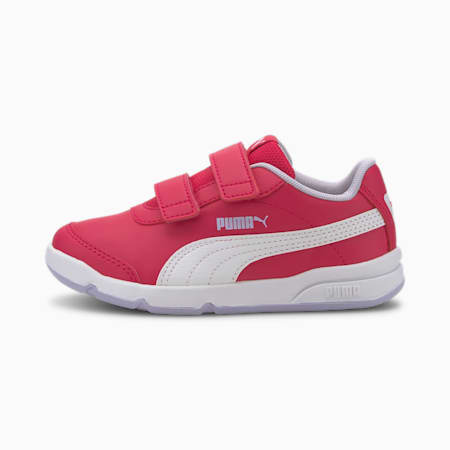Stepfleex 2 SL VE V Kids' Shoes, BRIGHT ROSE-Puma White-Purple Heather-Peony, small-IND