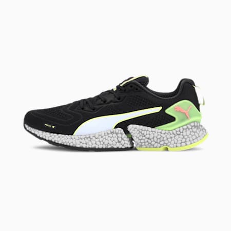 black and white puma running shoes
