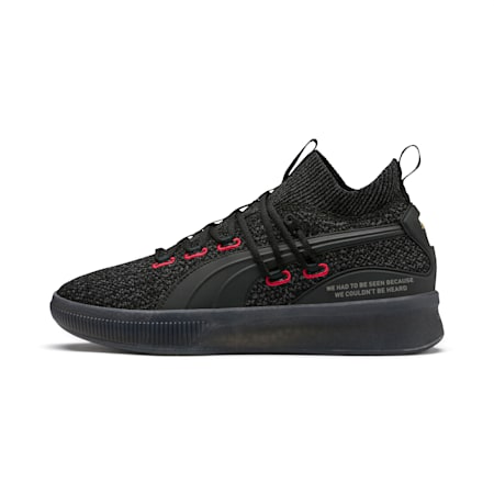 puma basketball shoes black