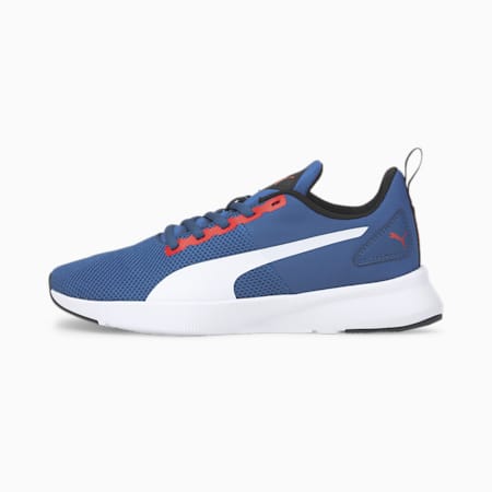 Flyer Runner Youth Trainers, Sailing Blue-Puma White, small-AUS