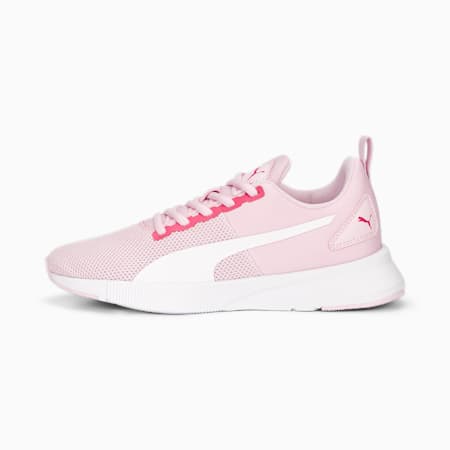 Flyer Runner Youth Trainers, Pearl Pink-PUMA White, small-PHL