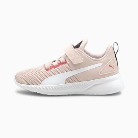 Flyer Runner V Kids' Trainers, Puma White-Lotus-Paradise Pink, small-PHL