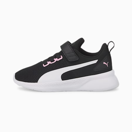 Flyer Runner V Sneakers - Kids 4-8 years, Puma Black-Puma White-PRISM PINK, small-AUS