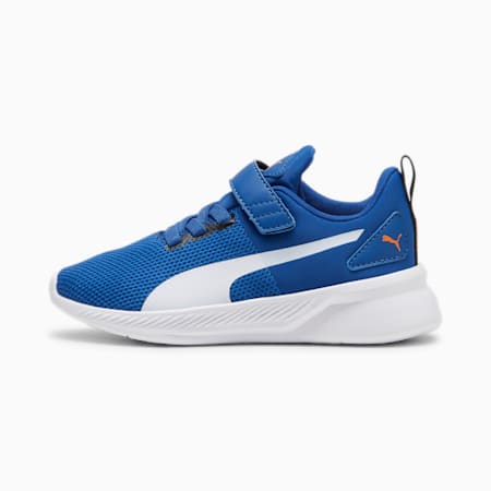 Flyer Runner V Kids' Trainers, Cobalt Glaze-PUMA White-PUMA Black, small-AUS