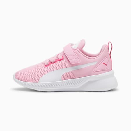 Flyer Runner V Kids' Trainers, Pink Lilac-PUMA White-PUMA Pink, small-AUS